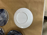 Assorted Blue Plastic Plates, 8 pc