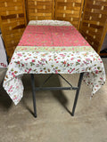 Williams Sonoma Floral Print Table Cloth, 52"x50"