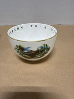 Royal Worcester Fisherman Tea Cup And Saucer