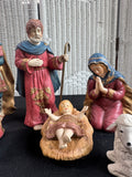 9-Piece Grandeur Noel Porcelain Nativity Set in Box