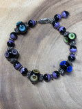 Beaded Bracelet with Sterling Clasp