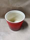 Red Le Creuset Kitchen Utensil Crock