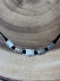 Sterling Engraved WWII Forget Me Not Bracelet