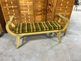 Hollywood Regency Style Bench
