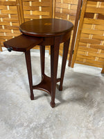 Butler Petite Oval Side Table with Pull Out