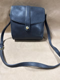 Black Leather Vintage Coach Scout Bag