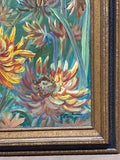 Fall Flowers Original Painting by Local Artist, Ginger Olansen; Signed