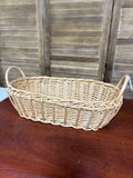 Oblong Basket W/Handless