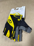 Yellow Giro Bravo Gel Road Gloves — Appears Unused