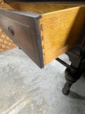 Antique Glass Front Cabinet with Drawer***HEAVY ITEM***READ DETAILS ON PICK UP POLICY***