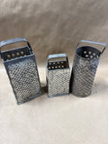 Lot Of 3 Metal Cheese Graters