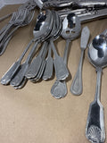 Large Lot Of Wallace Stainless Steel Flatware — 74 Pieces