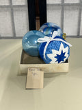 Blue Tone Christmas Ornaments, 3 pc