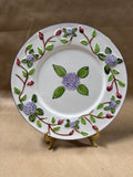 Hand Painted Floral Plate