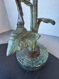Signed & Numbered Charles Cropper Parks Bronze & Marble Eve Sculpture