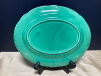 Homer Laughlin Green Serving Platter