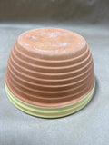 Yellow Ware Pottery Mixing Bowl Terra Cotta "A"
