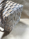 Hand Woven Round Basket With Handle