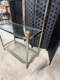 Brass/Glass Etergere