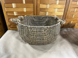 Woven Basket with Rope Handles, 2 Available, PRICED INDIVIDUALLY, $20 Each