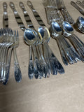 Simeon L. & George H. Rogers Company Flatware Set With Case And Papers - 68 Pieces