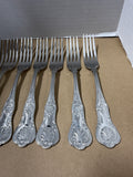 Lot Of 8 Wallace Queens Stainless Steel 18/10 Dinner Forks // 2 Sets Available // *** PRICED INDIVIDUALLY***