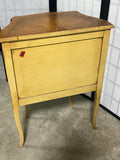 Antique French Provincial Painted Bedside Chest with (3) Drawers