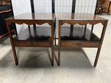 Wright Table Co. Pair of End Tables