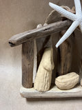 Driftwood Nativity Scene Ornament