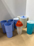 (B) Lot Of 7 Tupperware Drink Items