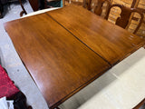 Dining Set: Table, 2 Leaves, Table Pads and (8) Chairs***HEAVY ITEM***READ DETAILS ON PICK UP POLICY***