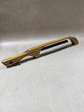 Wooden Rainbow Striped Bread Knife