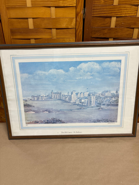 The Old Course - St Andrew’s Print by John Duncan; Signed