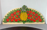 Brandywine Woodcrafts Colonial Williamsburg Apple & Pineapple Door Topper (2 AVAILABLE—PRICED INDIVIDUALLY AT $45 EACH)