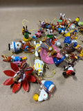 (E) Assorted Lot Of Sevi And Erzgebirge West Germany Easter Bunny Ornament Lot