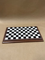 Stock Car Display With Checker And Mirror