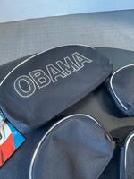 5-Piece Seroborn Black Bejeweled Obama Clutch & Cosmetics Bags