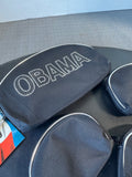 5-Piece Seroborn Black Bejeweled Obama Clutch & Cosmetics Bags
