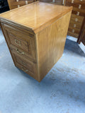B-Oak Tone 2 Drawer File Cabinet