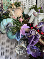 Bohemian Overloaded Vintage Style Faux Fir Wreath