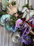 Bohemian Overloaded Vintage Style Faux Fir Wreath
