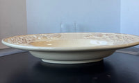 Noemi Ceramiche Italian Veggie Embossed XL Serving Bowl