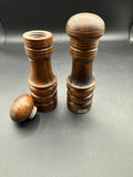 Primitive Wooden Salt And Pepper Shakers