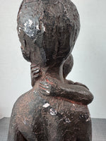 Signed Leonardo Art Works Mother & Child Sculpture