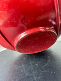 Le Creuset Cast Iron Enamel Wok with Lid in Cerise Red