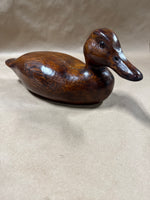(A) Hand Carved Mallard Duck Decoy