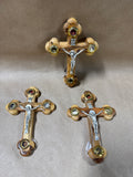 Olive Wood Cross With Essence from The Holy Land - Lot Of 3 (F)