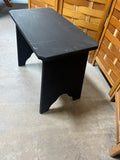 Black Painted Petite Bench/Seat