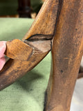 Double Pedestal Dininng Table, with (2) Leaves, (6) Chairs and Table Pads ***HEAVY ITEM***