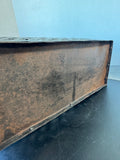 Decorative Rustic Metal Lattice Basket or Planter with Handles